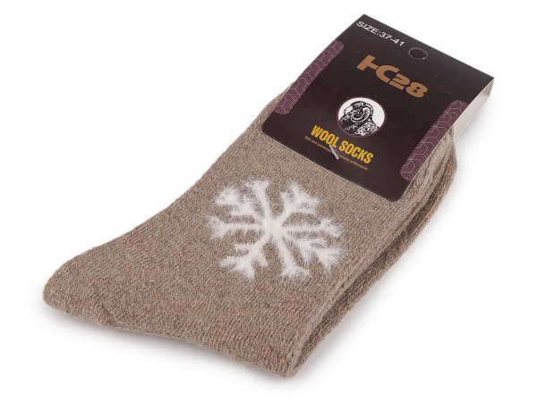 Ponožky vlněné teplé unisex