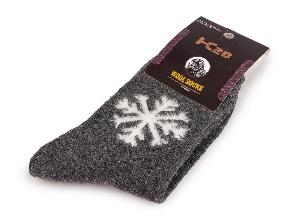 Ponožky vlněné teplé unisex