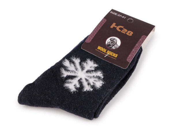 Ponožky vlněné teplé unisex