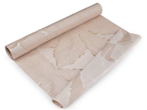 Běhoun satén lux 3D listy šíře 48 cm