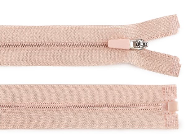 Spirálový zip skrytý dělitelný No 3 délka 55 cm