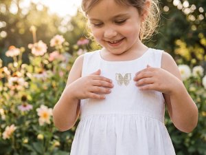 Nažehlovací kamínková aplikace na textil
