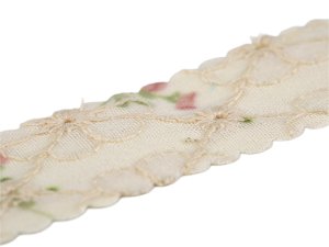 Stuha vyšívaná madeira obloučky šíře 25 mm