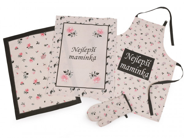 Kuchyňská sada - nejlepší maminka, babička, tatínek