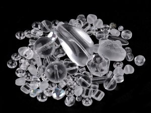 Skleněné korálky ramš mačkanice 2. jakost