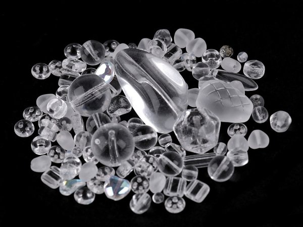 Skleněné korálky ramš mačkanice 2. jakost