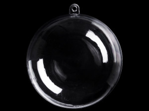 Plastová koule Ø8,5 cm dvoudílná