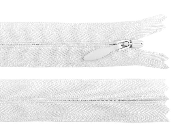 Spirálový zip skrytý YKK No 4 délka 60 cm