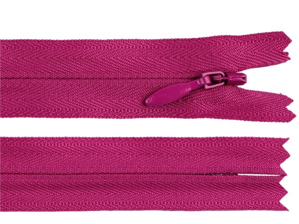 Spirálový zip skrytý YKK No 4 délka 50 cm