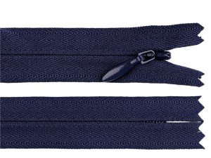 Spirálový zip skrytý YKK No 4 délka 50 cm