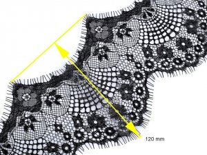 Francouzská krajka šíře 12 cm