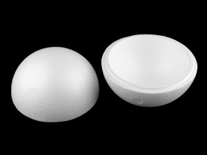 Polystyrenová koule dvoudílná dutá Ø25 cm