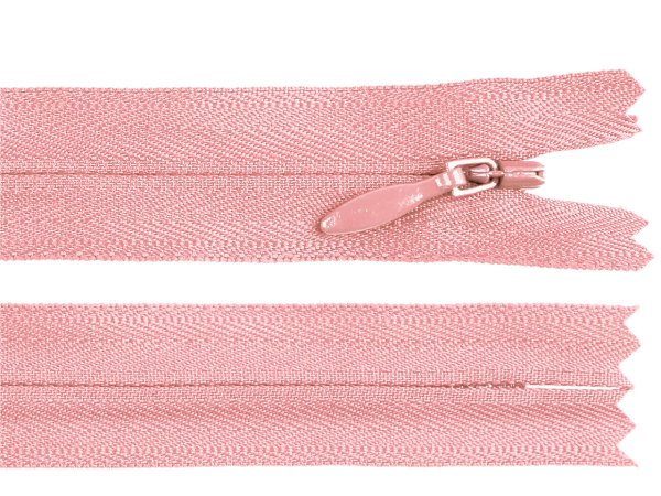 Spirálový zip skrytý YKK No 4 délka 60 cm