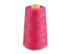 Polyesterové nitě pro overlocky i klasické šití návin 5000 yards PES 40/2 - 563 Fandango Pink