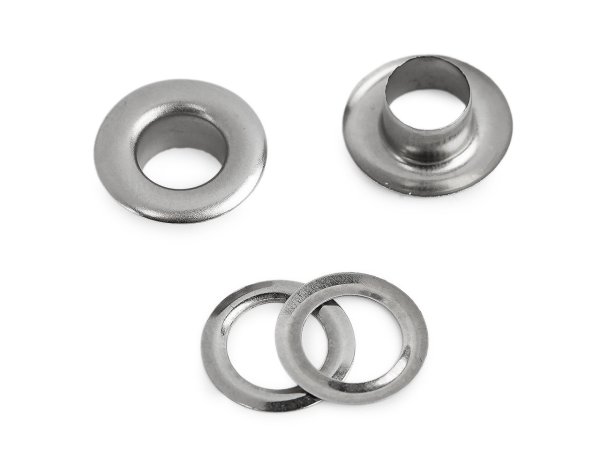 Průchodky s podložkou vnitřní Ø6 mm / vnější Ø12 mm