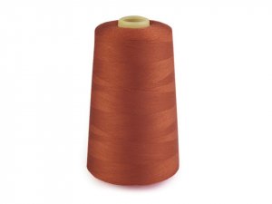 Polyesterové nitě pro overlocky i klasické šití návin 5000 yards PES 40/2 - 724 Burnt Orange