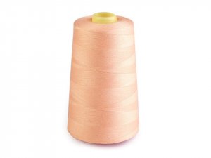 Polyesterové nitě pro overlocky i klasické šití návin 5000 yards PES 40/2 - 532 Apricot Sherbet