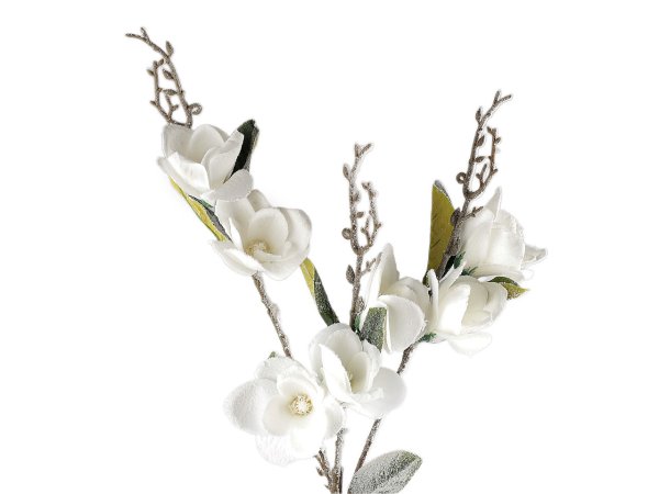 Umělá magnolie ojíněná