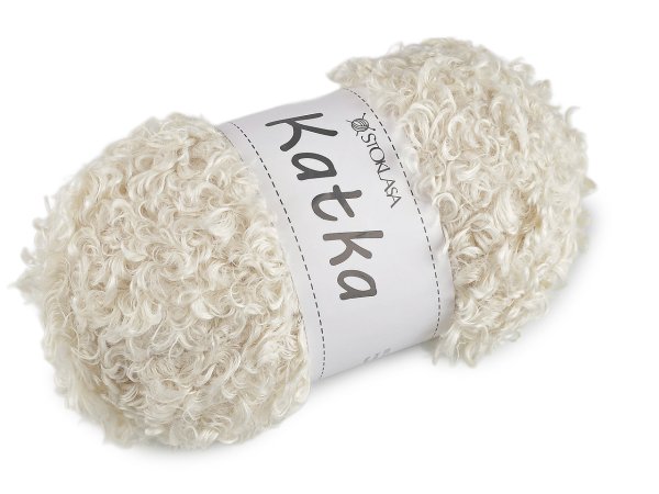 Příze pletací kudrnatá Katka 100 g