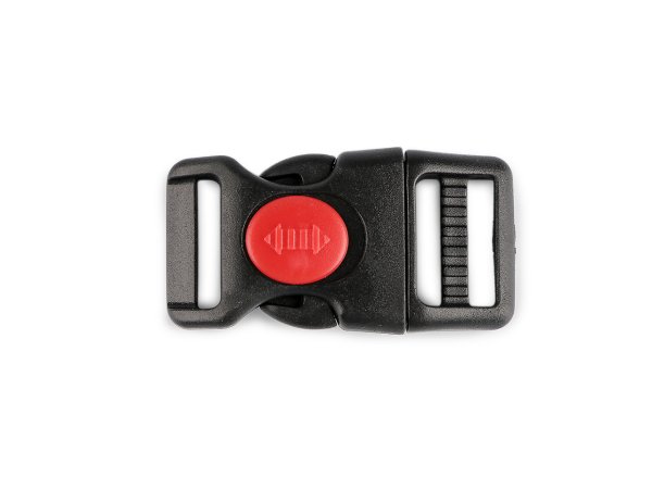 Spona trojzubec s pojistkou šíře 20 mm prohnutá