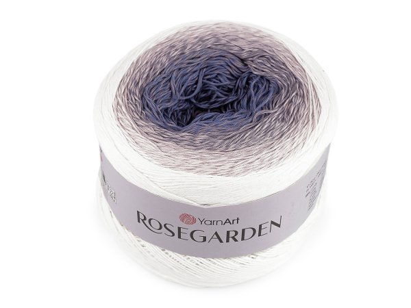 Bavlněná pletací příze Rosegarden 250 g