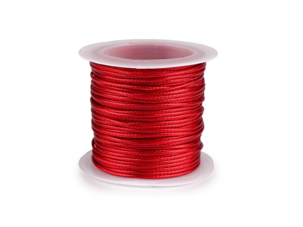 Šňůrka PES Ø1 mm hlazená, lesklá