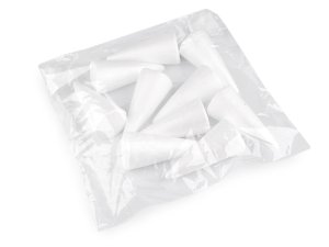 Kužel 5x11 cm polystyren na výrobu andělů a stromečků