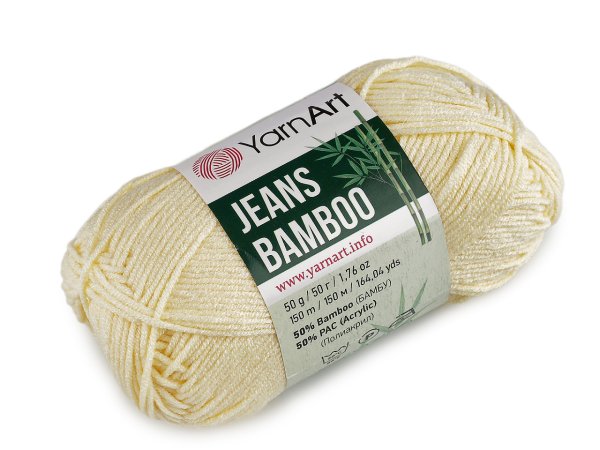 Pletací příze Jeans Bamboo 50 g