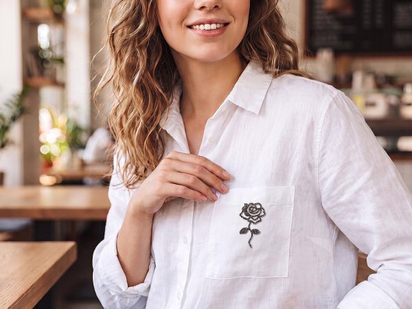 Nažehlovací kamínková aplikace na textil