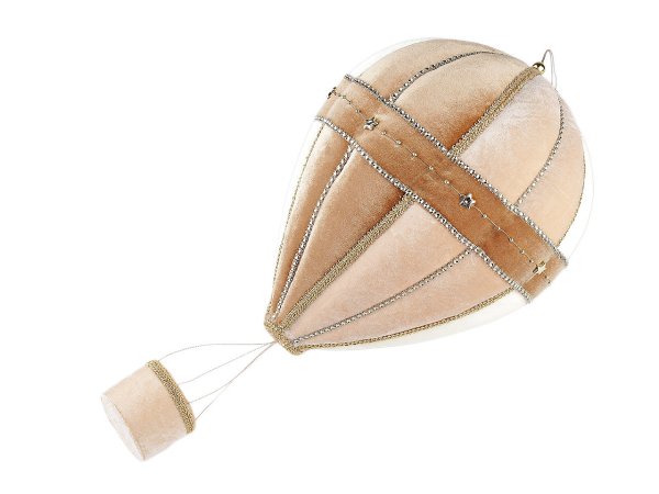 Dekorace sametový létající balón