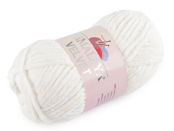 Pletací žinylková příze Velvet 100 g