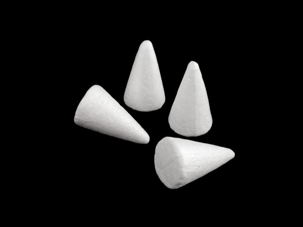 Kužel 3,5x6 cm polystyren