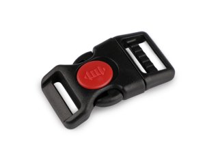 Spona trojzubec s pojistkou šíře 20 mm prohnutá