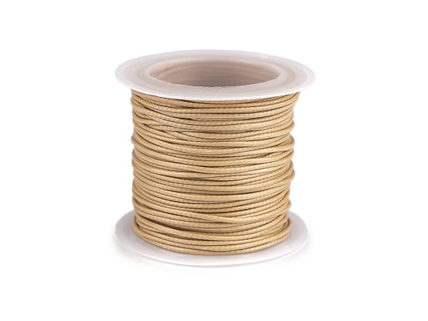 Šňůrka PES Ø1 mm hlazená, lesklá