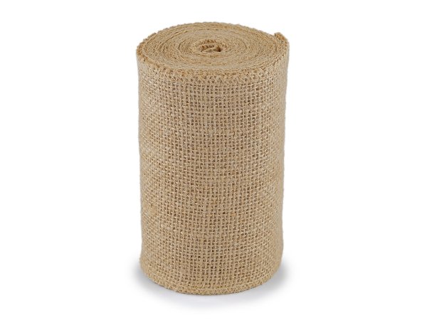 Jutová stuha šíře 13 cm