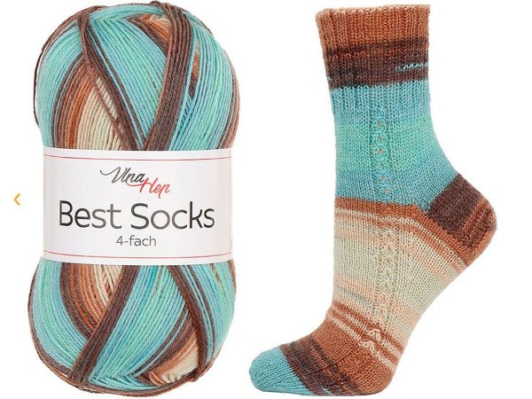 Pletací příze Best Socks samovzorovací / ponožkovka 100 g