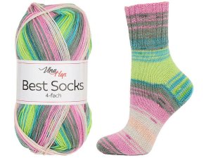 Pletací příze Best Socks samovzorovací / ponožkovka 100 g