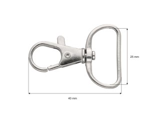 Kovová karabina průvlek 25 mm BREX