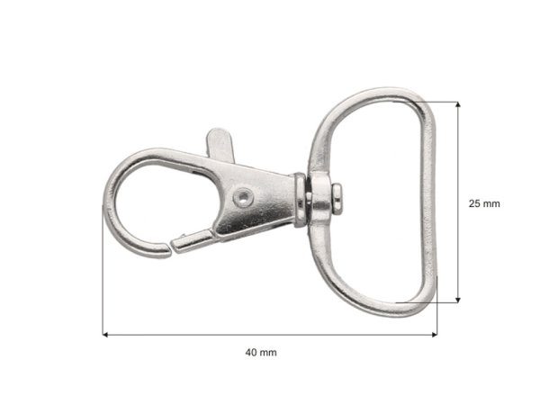 Kovová karabina průvlek 25 mm BREX