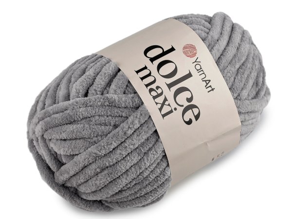 Pletací žinylková příze Dolce Maxi 200 g