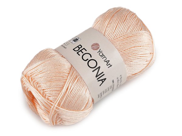 Bavlněná pletací příze Begonia 50 g