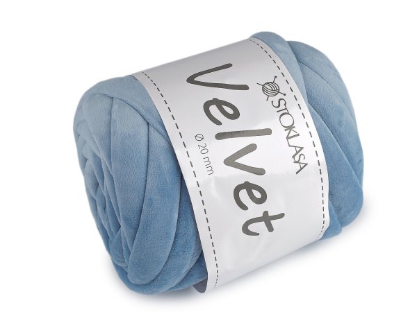 Příze Marshmallow silná Velvet Ø20 mm 500 g