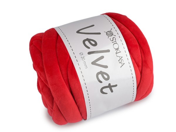 Příze Marshmallow silná Velvet Ø20 mm 500 g