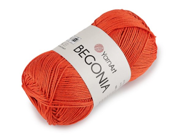 Bavlněná pletací příze Begonia 50 g