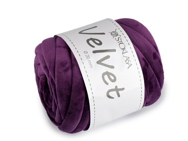 Příze Marshmallow silná Velvet Ø20 mm 500 g