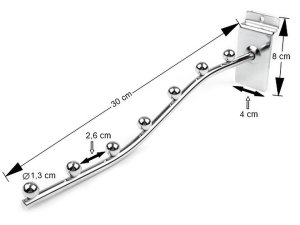 Rameno závěsné délka 30 cm 7 kuliček