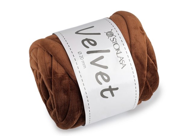 Příze Marshmallow silná Velvet Ø20 mm 500 g