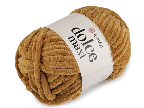 Pletací žinylková příze Dolce Maxi 200 g
