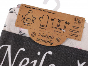 Kuchyňská sada - nejlepší maminka, babička, tatínek