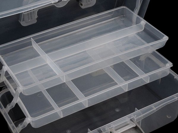 Plastový box / kufřík 20x33x15 cm rozkládací